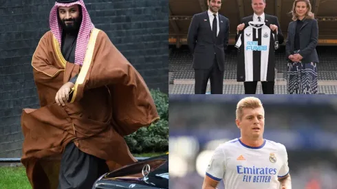 Mohammed Bin Salman, Eddie Howe y Toni Kroos.