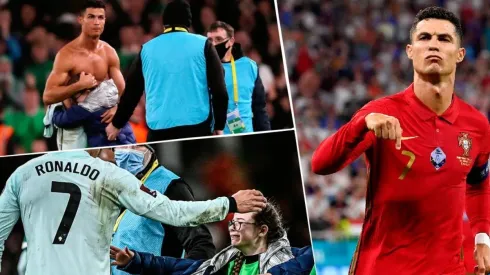 Cristiano y un gesto para aplaudir.