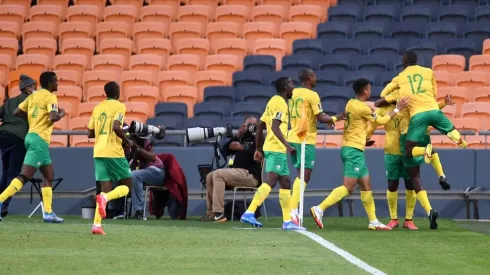 Jugadores de Sudáfrica.