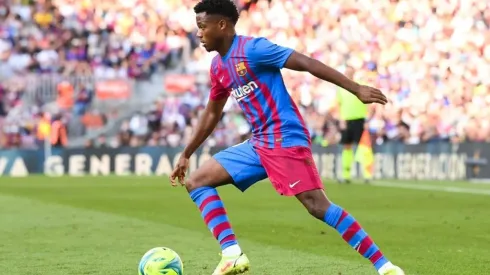 Ansu Fati espera recuperarse para estar ante Bayern Múnich.