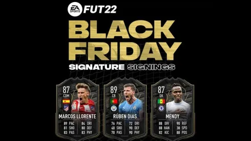 FIFA 22: Llegan nuevas cartas Signature Signings en el evento del Black Friday