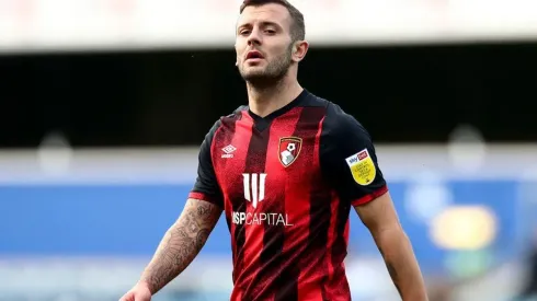 Wilshere en acción con Bournemouth.