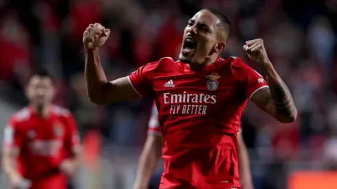 Gilberto, el autor del segundo gol de Benfica.