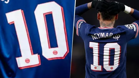 La camiseta número 10 de Neymar.