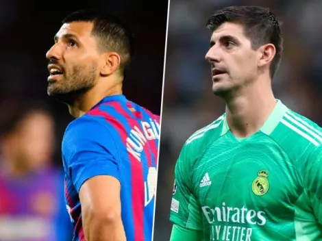 Lo va a recordar toda su vida: el divertido mensaje de Courtois a Agüero