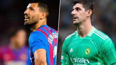 Thibaut Courtois le dedicó un mensaje a Kun Agüero por su retiro.