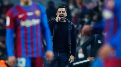 Xavi en dirección de Barcelona.