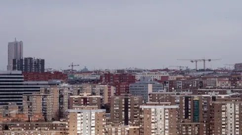 Las viviendas de Madrid en España.