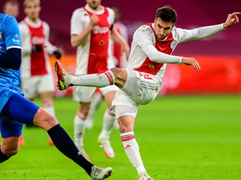 Nicolás Tagliafico abrió la cuenta en la goleada 9-0 de Ajax por Copa de Países Bajos
