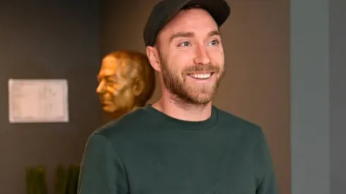 Christian Eriksen, jugador de la selección de Dinamarca.