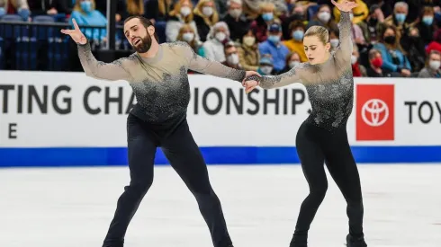 Timothy LeDuc y Ashley Cain-Gribbl, en acción