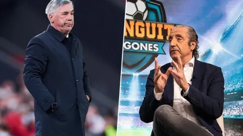Carlo Ancelotti y Josep Pedrerol.