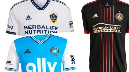 Algunas camisetas de la MLS.