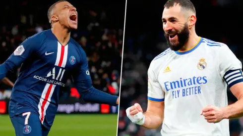 Karim Benzema y Kylian Mbappé.