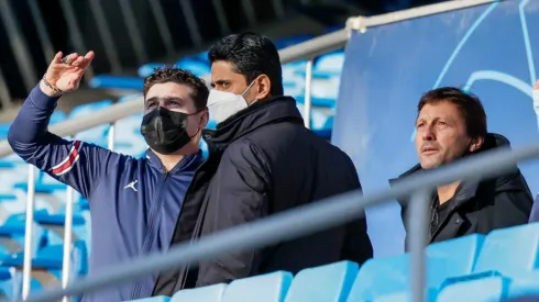 Nasser Al-Khelaïfi, Leonardo y Maurico Pochettino