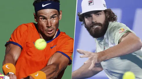Rafael Nadal vs. Reilly Opelka por el Masters 1000 de Indian Wells (Foto: Getty Images).