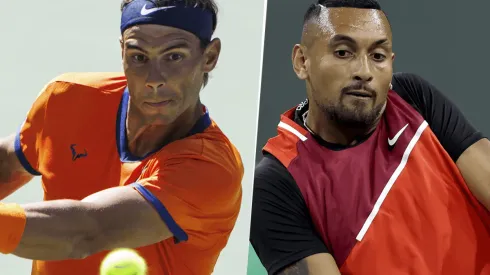 Rafael Nadal vs. Nick Kyrgios por el Masters 1000 de Indian Wells (Foto: Getty Images).