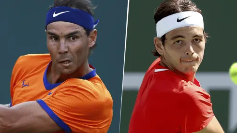 Rafael Nadal vs. Taylor Fritz por la final del Masters 1000 de Indian Wells (Fotos: Getty Images)