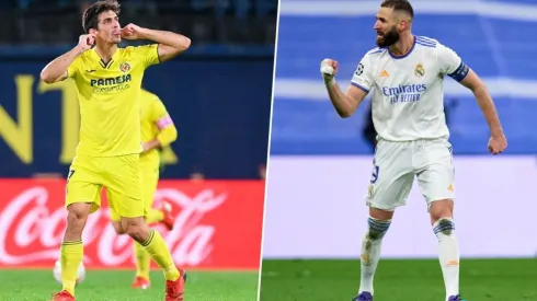 Gerard Moreno y Karim Benzema.