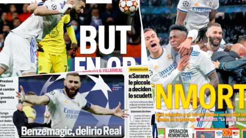 Portadas de Europa sobre el triunfo de Real Madrid