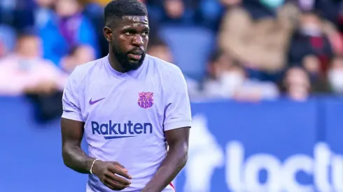 Samuel Umtiti y una polémica reacción.