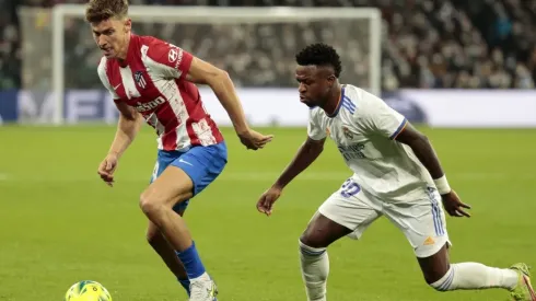 Imágenes del último derbi de Madrid.