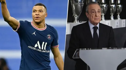 Kylian Mbappé y Florentino Pérez.
