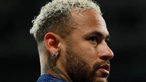 Neymar en un encuentro de la Champions League con PSG.