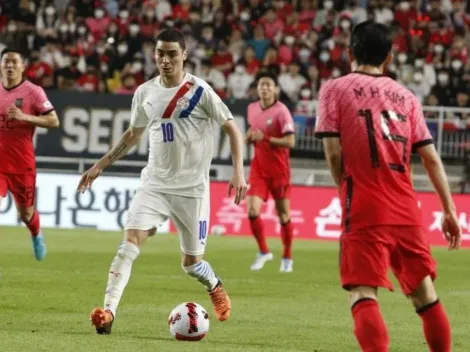 Con un doblete de Almirón, Paraguay igualó ante Corea del Sur