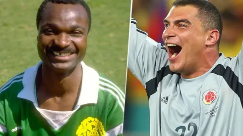 Milla de Camerún y Mondragón de Colombia.