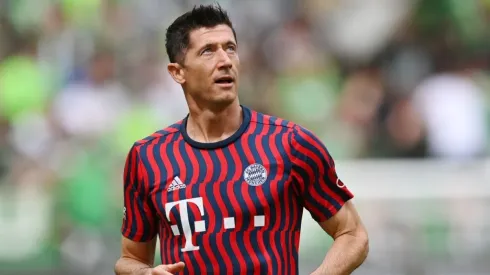 Robert Lewandowski se presentó en los entrenamientos de Bayern Múnich.