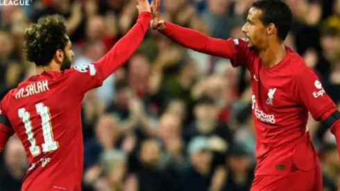 Festejo de Liverpool.