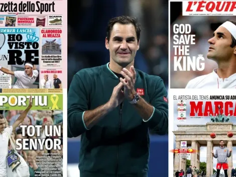 El último adiós a Federer