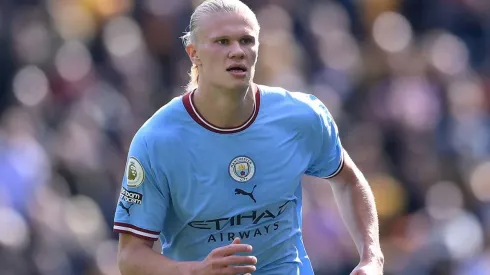 Haaland en juego con City.