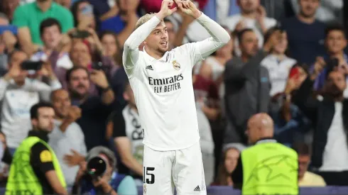 Federico Valverde en acción con Real Madrid.
