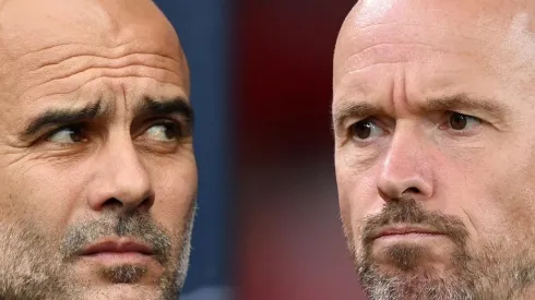 Pep Guardiola y Erik ten Hag, los DT's.