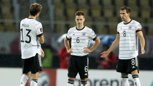 Thomas Müller, Joshua Kimmich y Leon Goretzka.