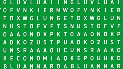 Desafío para PRINCIPIANTES: descubre la palabra ECONOMÍA en 6 segundos