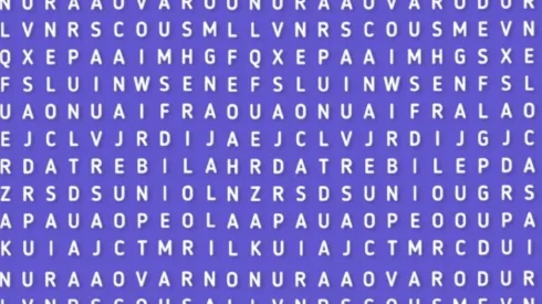 Solo para detectives: descubre la palabra MANZANILLA en 6 segundos