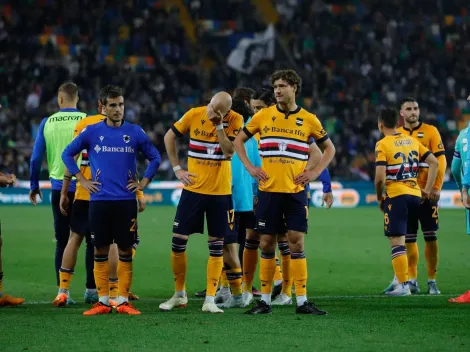 Sampdoria desciende y corre riesgo de bancarrota