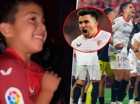 El hijo del Huevo Acuña copó la fiesta en el micro de Sevilla