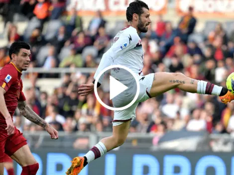¡Definición exquisita! El golazo de Candreva contra Roma