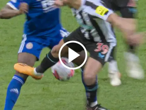 VIDEO | Guimarães pegó una patada brutal y se salvó de la roja