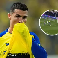 ¡Se lo perdió El Bicho! El increíble cabezazo al poste de Cristiano