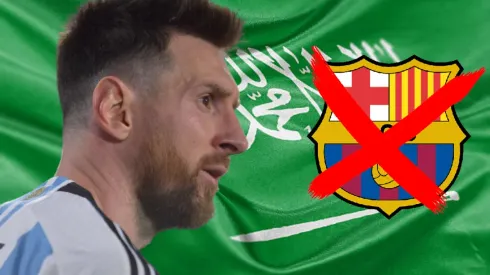 Lionel Messi, Arabia Saudita y Barcelona. 
