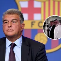 ¿Hablaron de Messi? Encuentro entre Laporta y el presidente de la federación saudí