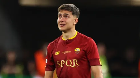 Nos duele a todos: el llanto de Dybala por la derrota de Roma en la final