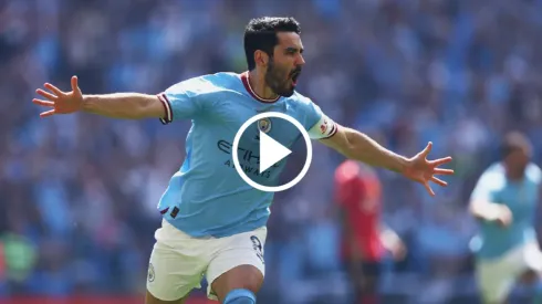 Gündogan convirtió un golazo para poner al frente a Manchester City.