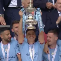 Otro título para Julián Álvarez: Levantó la FA Cup, su segundo trofeo con el Manchester City