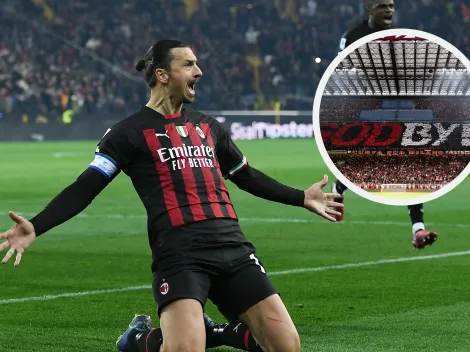 VIDEO | "GODBYE": la hinchada de AC Milan se despidió de Ibrahimovic